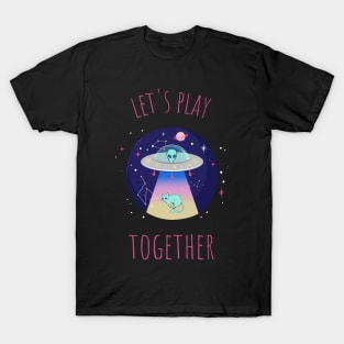 Alien and Cat T-Shirt